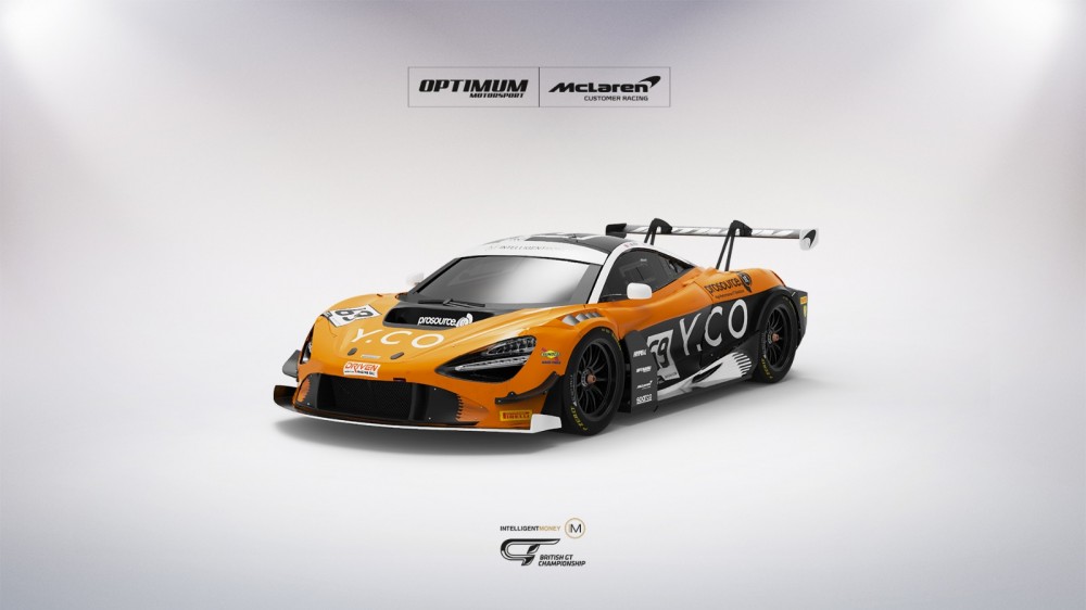 The #89 McLaren 720S GT3 which will carry Ollie Wilkinson and Lewis Proctor in the 2020 British GT Silver Cup.